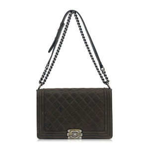 Chanel | Le Boy New Medium, Olive Green/khaki